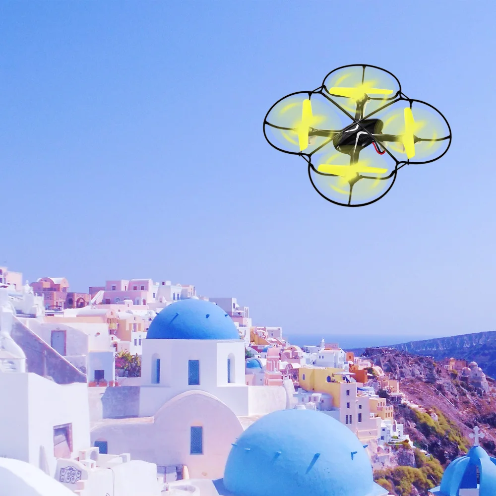 Жест Управление Радиоуправляемый квадрокоптер движения Лин 2.4 г 4CH 6 оси