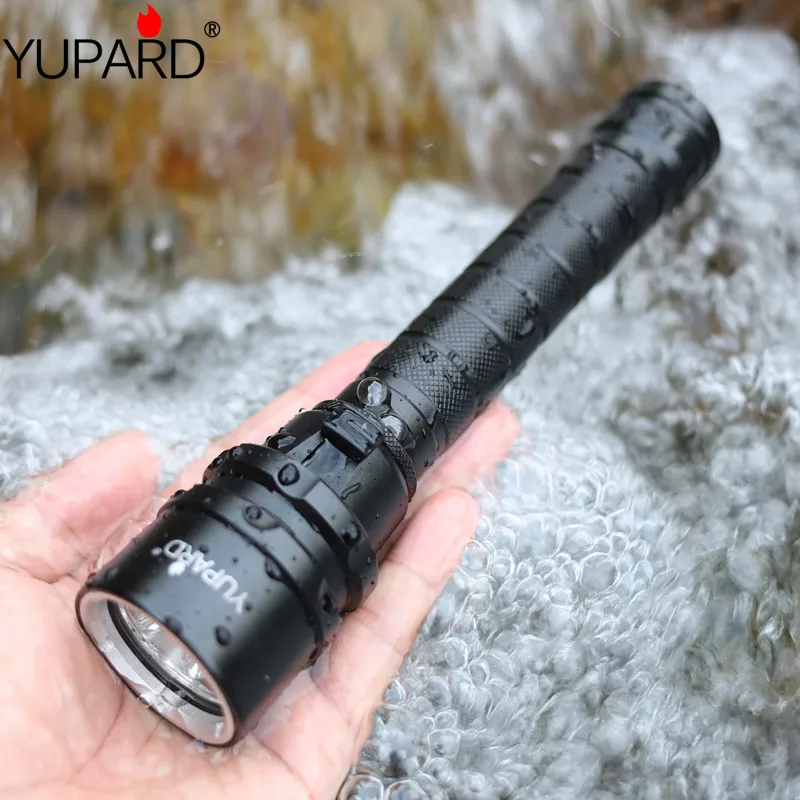 Светодиодный фонарик YUPARD 3X CREE XML L2 T6 для дайвинга подводного лагеря