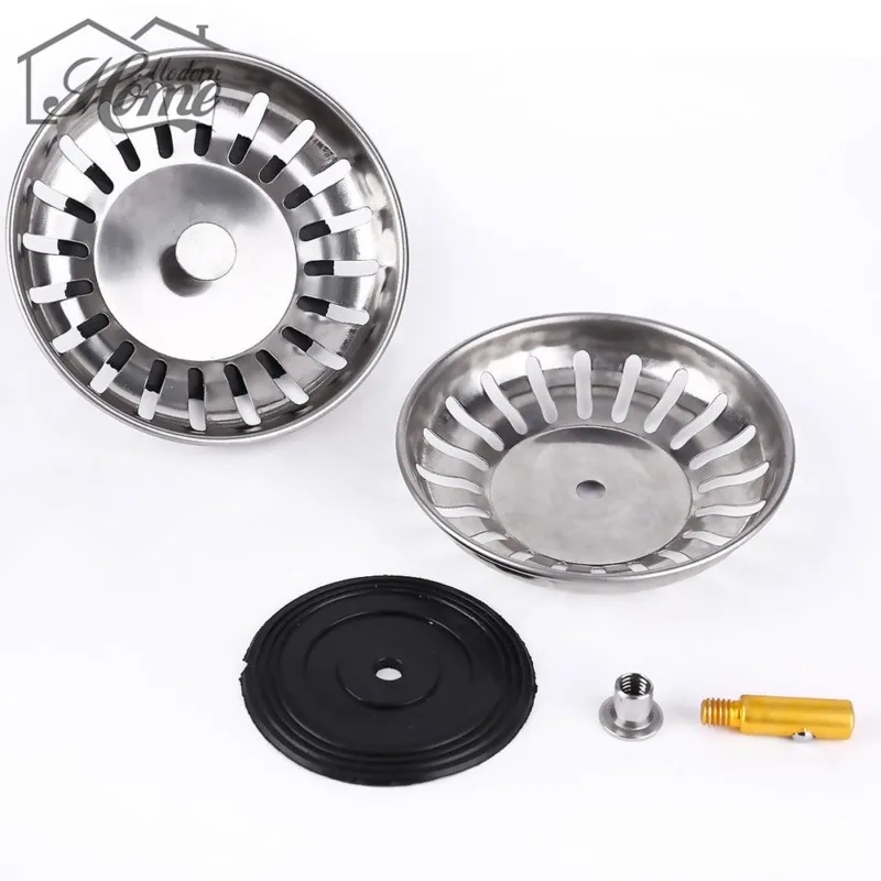 Фильтр для отверстий в раковине из нержавеющей стали 8 см 1 шт.|sewer filter|sink strainer