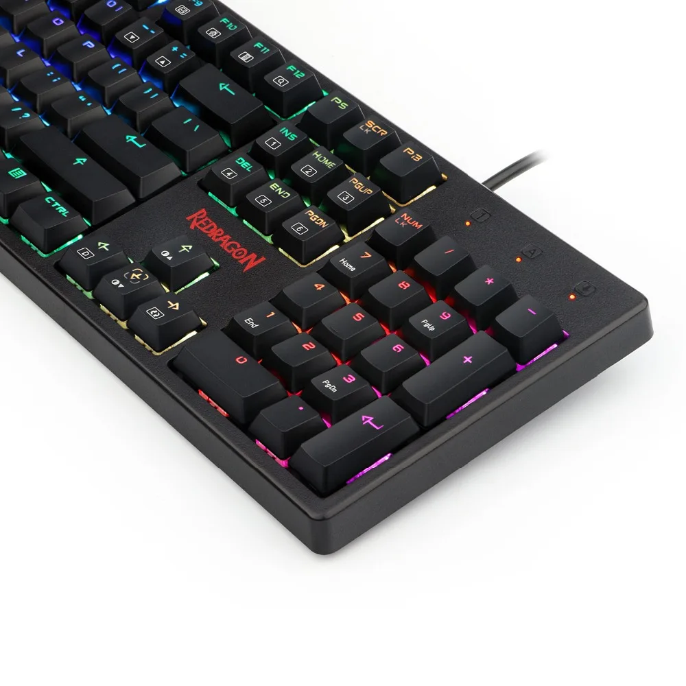 Новая Механическая игровая клавиатура Redragon K578 с коричневыми переключателями и RGB