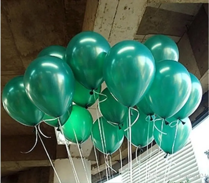 green 30 шт./лот 10 дюймов Тиффани золото черный латекс гелиевые шары Свадьба День рождения детский душ вечерние принадлежности для декора детские игрушки Воздушные шары - Цвет: green