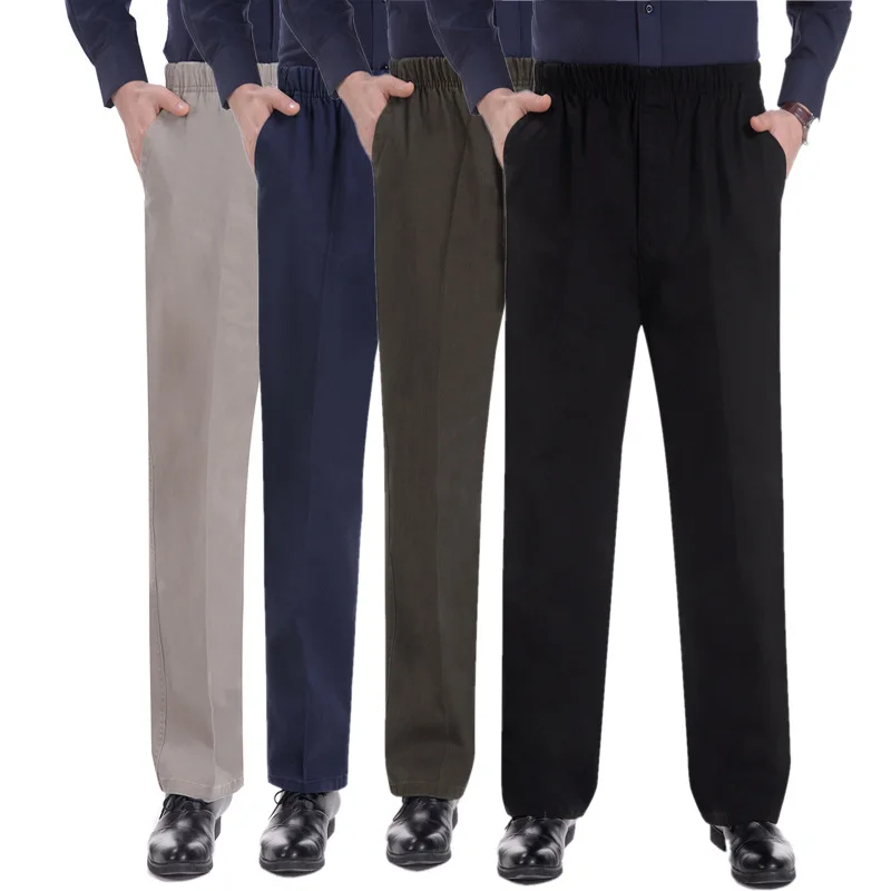 Новое поступление весна и лето Стиль Высокая талия плюс размер 5XL брюки мужские