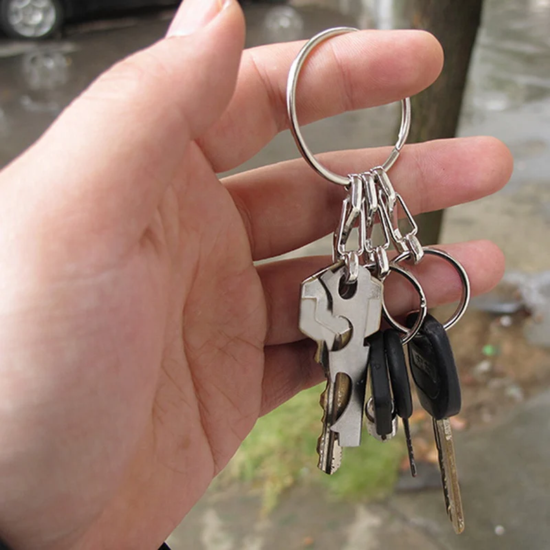 Мини брелок для кемпинга на открытом воздухе 5 шт.|tool tool|tool outdoortool keychain |