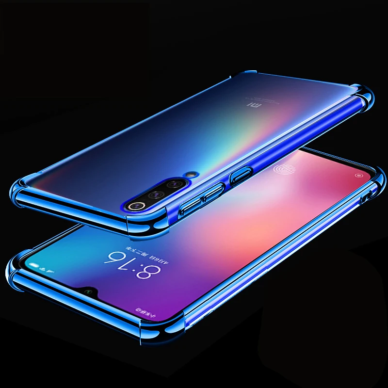Для Xiaomi Mi 9 9T CC9 CC9E Redmi Note 8 7 K20 Pro A3 Lite Note8 чехол 3D Laser Elec plating Airbag противоударный