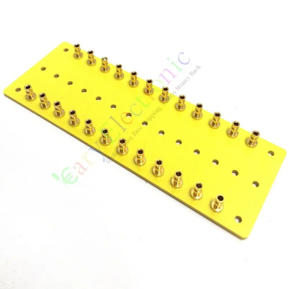 Оптовая и розничная продажа 2 шт. медная позолоченная Стекловолоконная