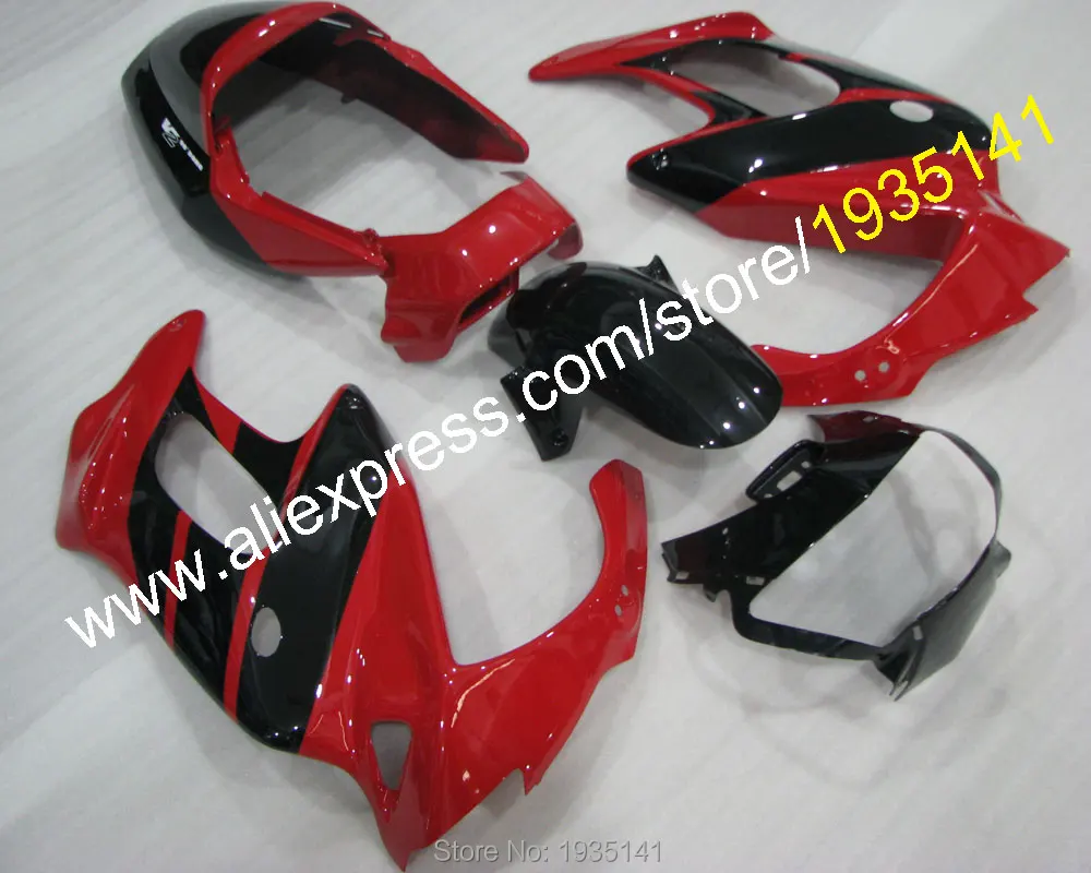 Для Honda VTR1000F 1997 1998 1999 2005 VTR 1000F 97 98 99 00 01 02 03 04 05 черно красный обтекатель кузова
