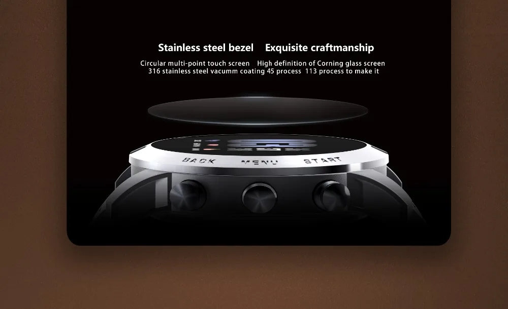 IP68 спортивные Смарт-часы 1,3 ''IP68 Водонепроницаемый Bluetooth 4,2 Smartwatch сердечного ритма в режиме реального компас спортивные часы для iOS и Android