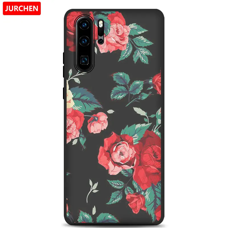 24 Чехол для телефона JURCHEN для huawei P30 Pro, чехол для huawei P30, чехол из ТПУ с рисунком, силиконовая Мягкая задняя крышка для huawei P30 P30Pro, чехол - Цвет: 24