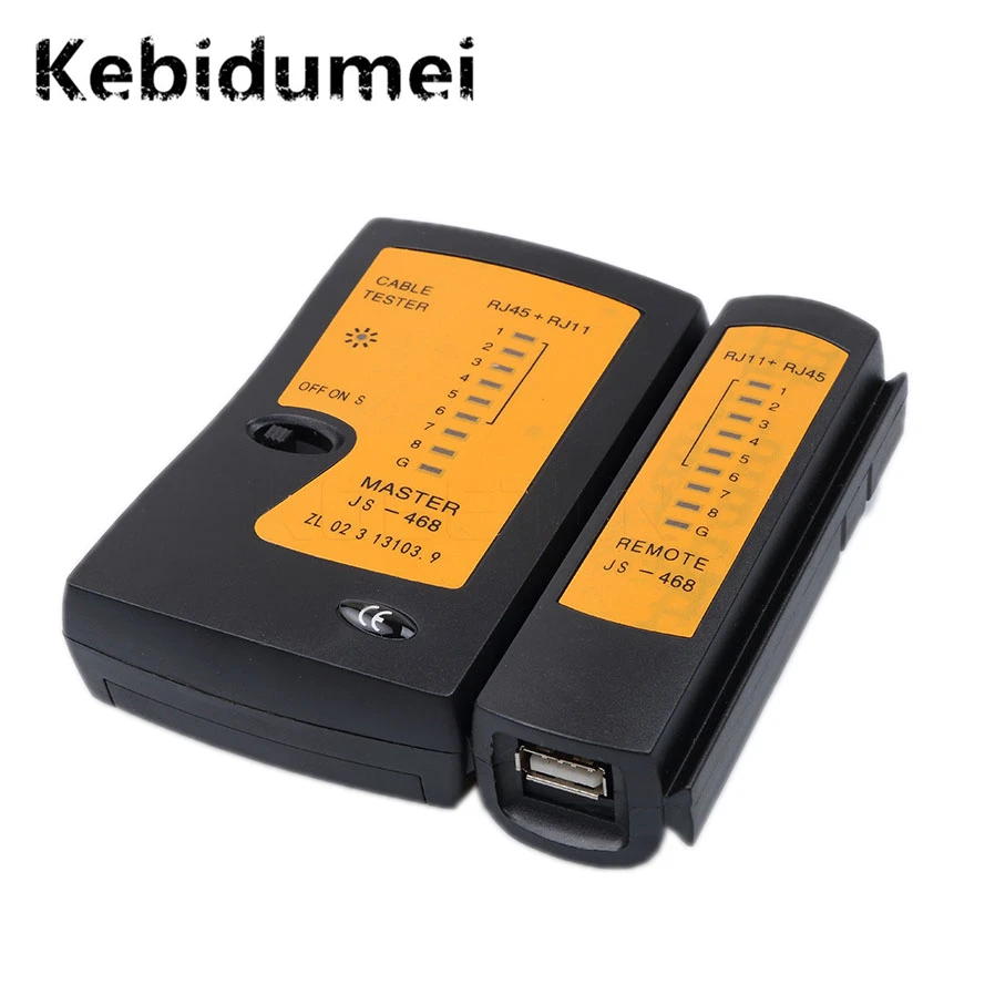 Тестер проводов Kebidumei USB RJ45 тестер инструменты сетевой кабель двойной витой