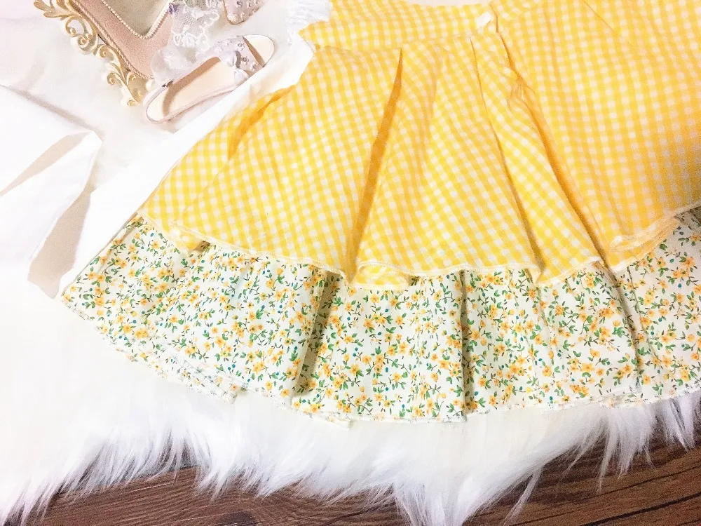 3 шт. весенне-летнее платье в клетку для девочек | Детская одежда и обувь