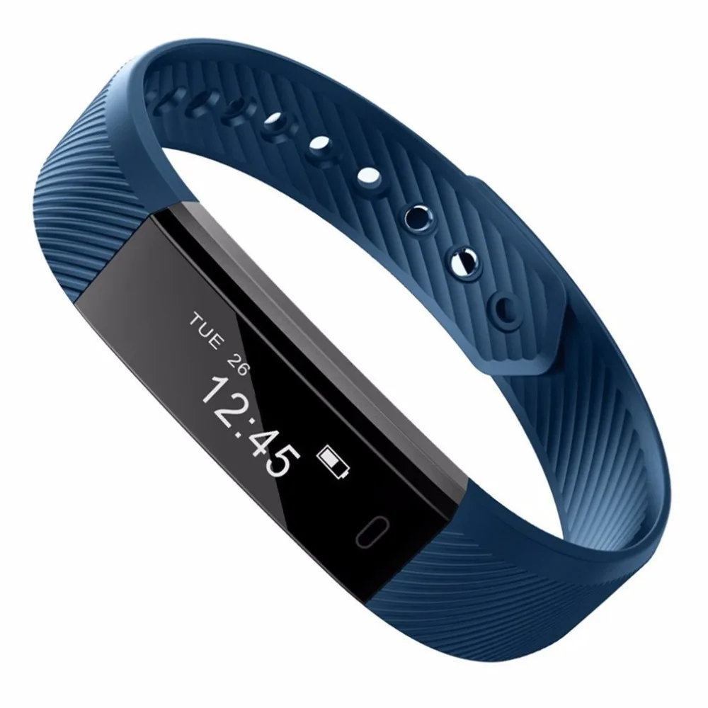 Хит ID115 смарт-браслет Bluetooth 4,0 фитнес-трекер пульсометр часы Счетчик шагов монитор сна спортивный смарт-браслет