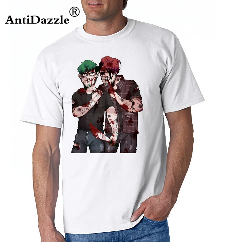 Если стоит купить и Jacksepticeye футболка Homme О-образным вырезом хлопок короткий рукав