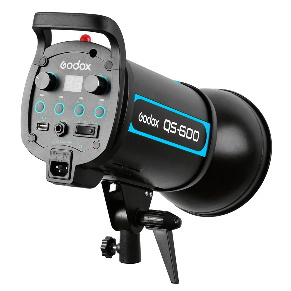 Вспышка Godox QS600 600 Вт 600Ws для фотостудии стробоскописветильник лампа головка 110 В 120
