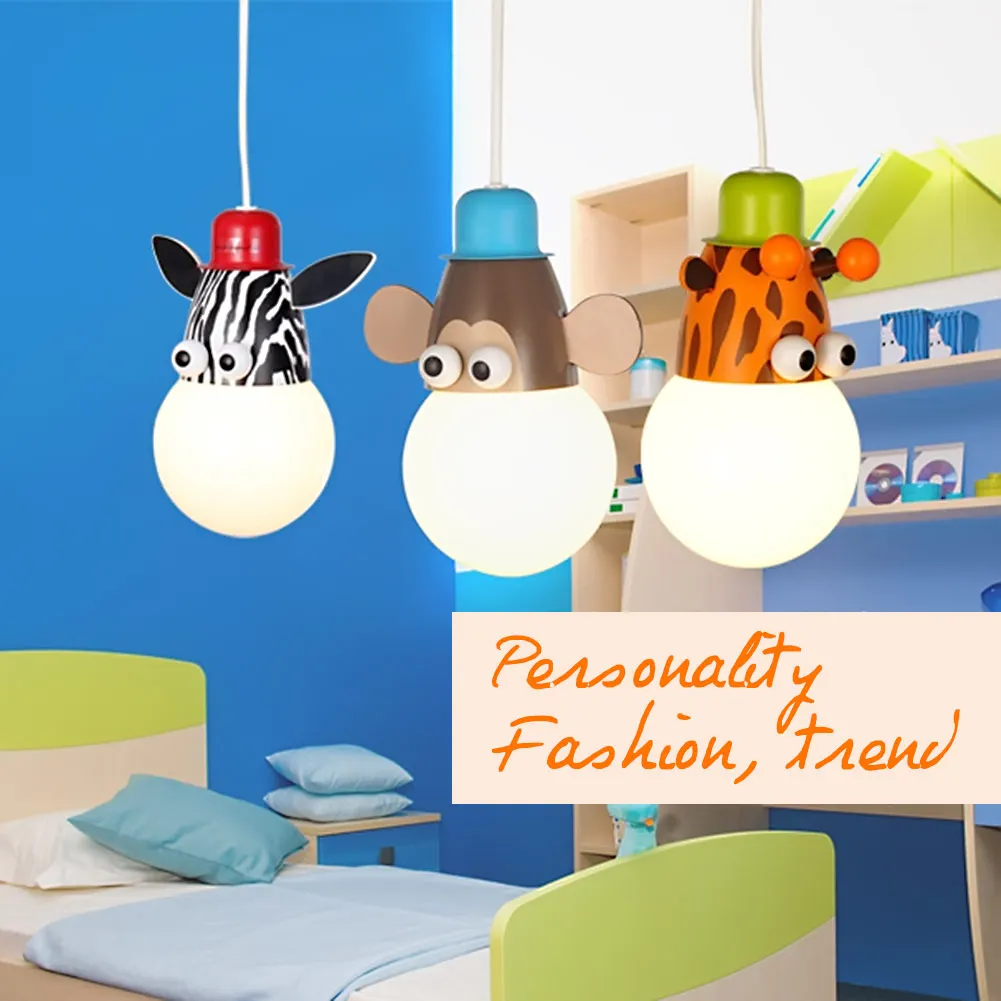 Новинка светодиодная лампа с изображением животных обезьяны зебры жирафа для