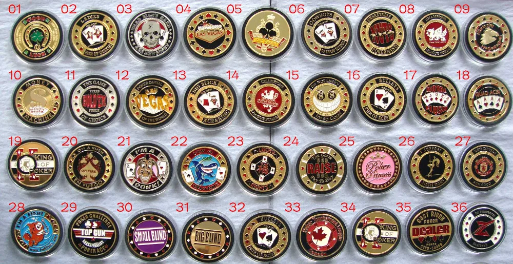 Металлический защитный чехол для покерных карт позолоченный круглый карт|poker