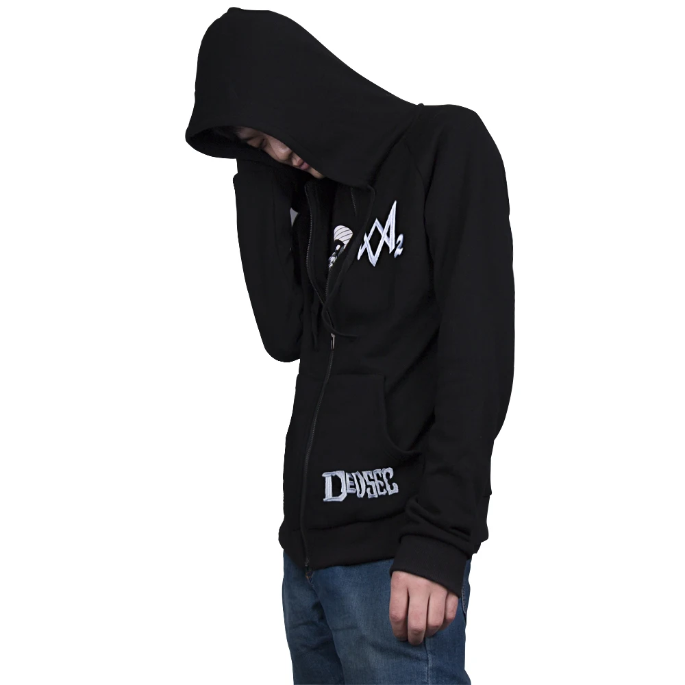 Игра Watch Dogs 2 DedSec хлопок толстовки мужские толстовки с длинным рукавом куртки Косплей Костюм Хэллоуин Рождественский подарок