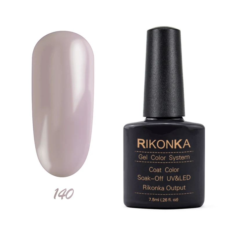 NG-140 RIKONKA UV набор гель-лаков для ногтей замочить от Vernis полуперманентный УФ Гибридный лак для ногтей гель лак краска цвета система - Цвет: NG-140