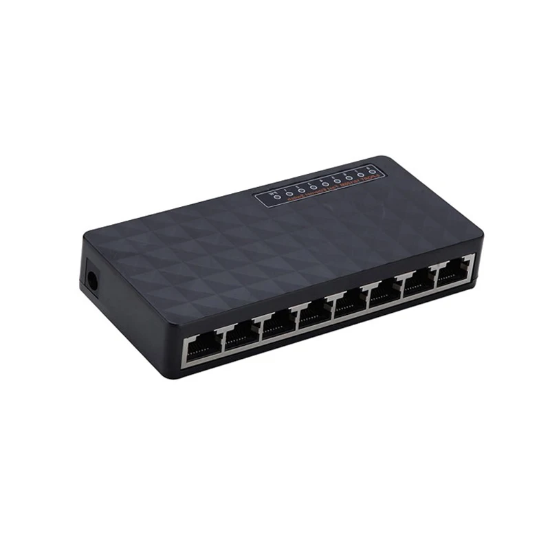 DIEWU 8 Порты и разъёмы коммутатор для высокоскоростной сети Ethernet 10/100 Мбит сетевой