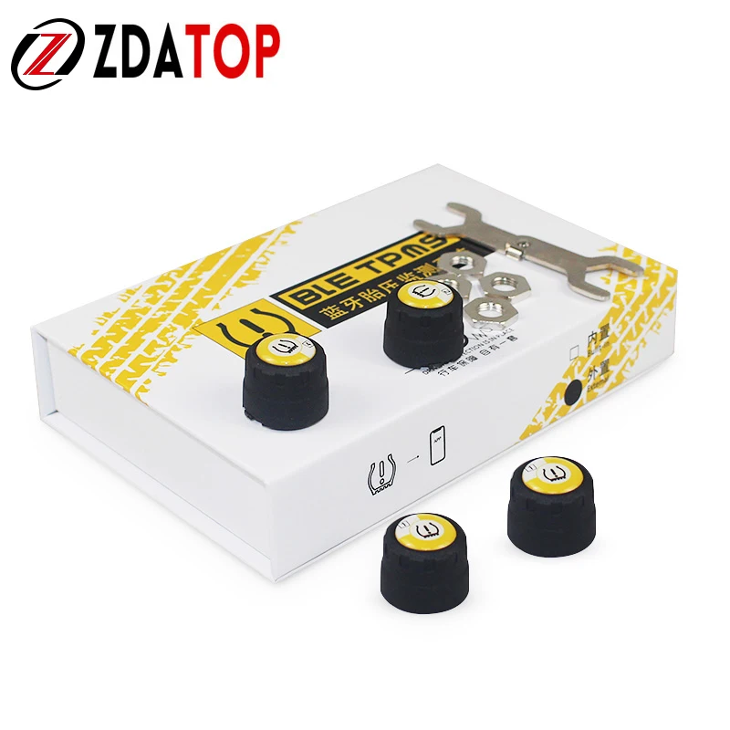 Внешние датчики TPMS II поддерживают Android и iOS Bluetooth выше 4 0 датчик давления в шинах