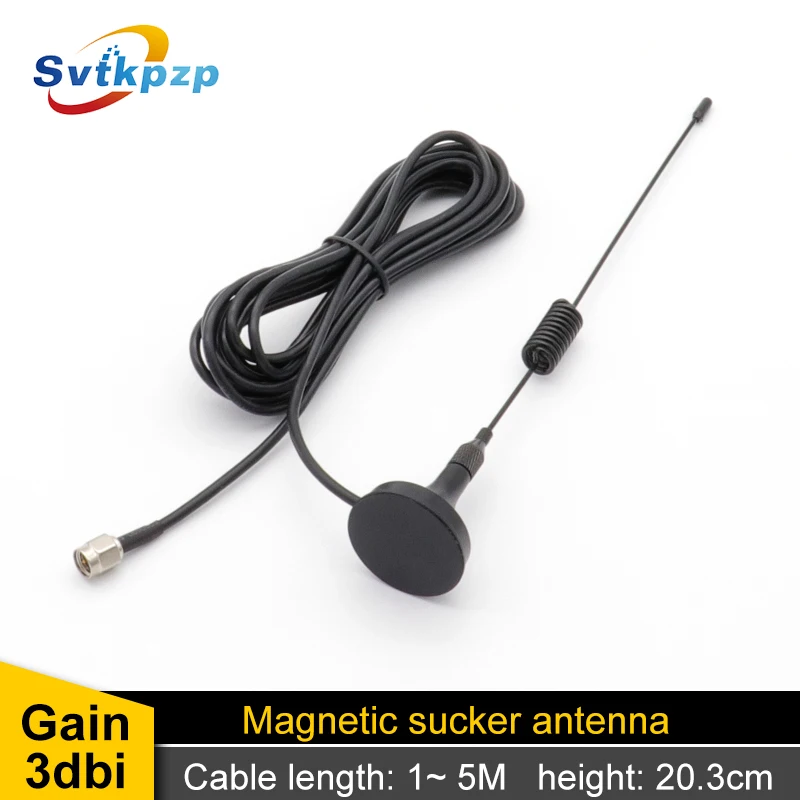 GSM WIFI Antennas with Extension Cable 3G Signal Booster SMA 5dBi External Magnetic Sucker Antenna LTE Router Amplifier | Мобильные