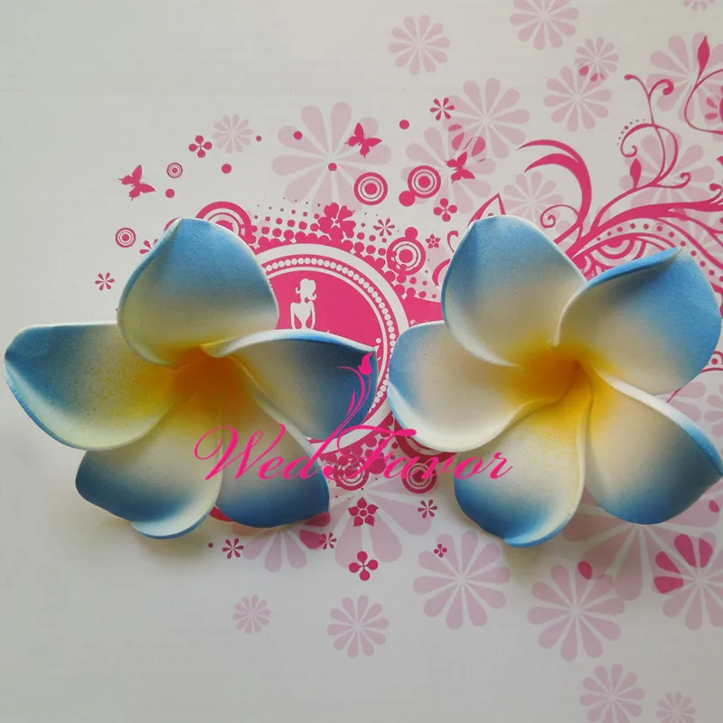 50 шт. 9 см искусственные французские бутоны из гавайской пены EVA Плюмерия