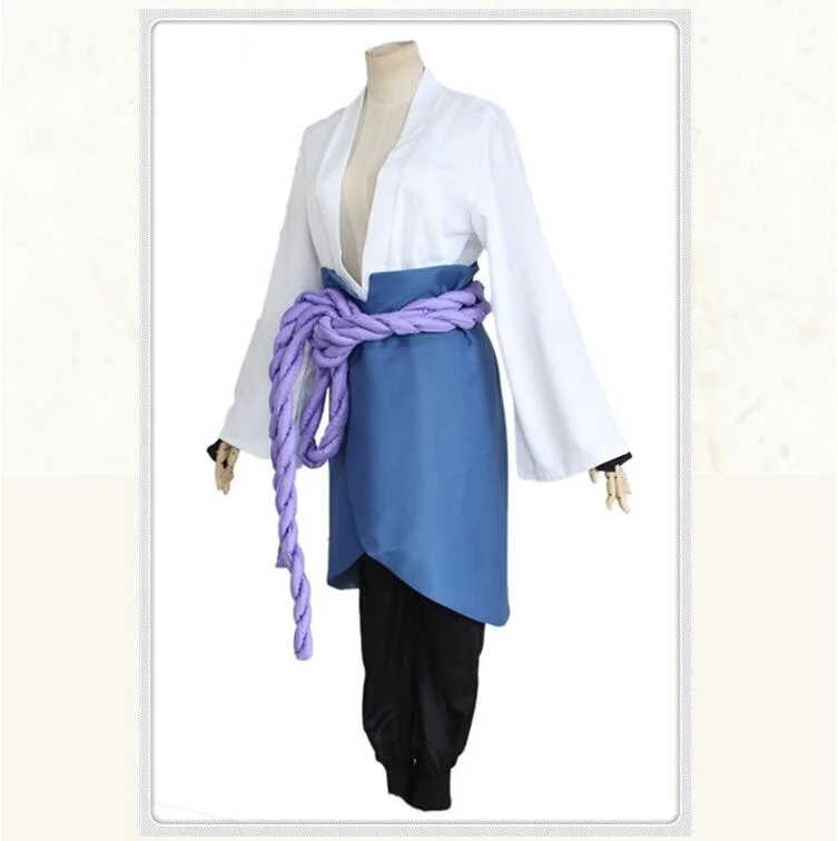 2019 Uchiha Sasuke маскарадные костюмы аниме Наруто одежда 3 поколения Топы + штаны