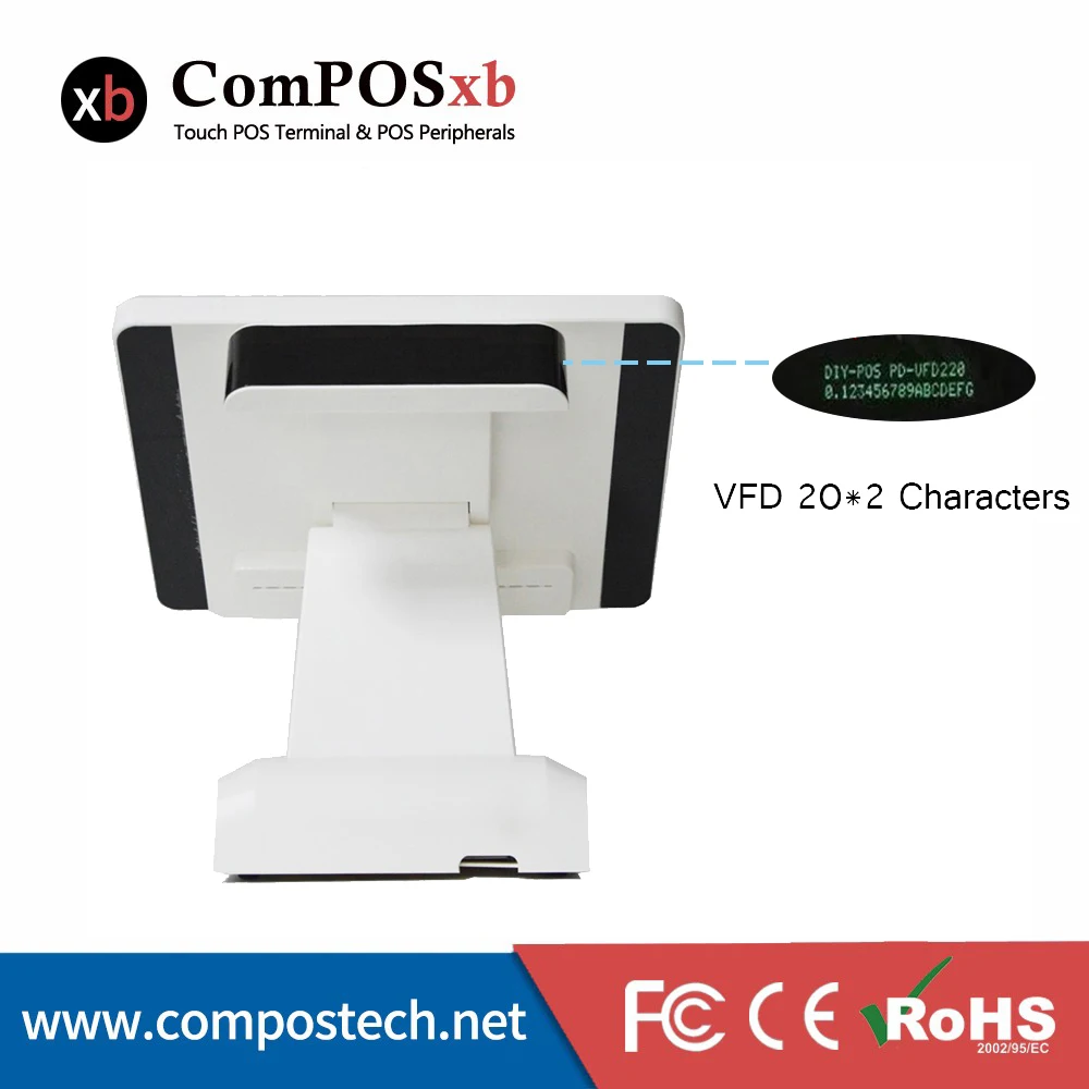 Бесплатная доставка системы Windows Pos емкостный сенсорный экран терминал POS со