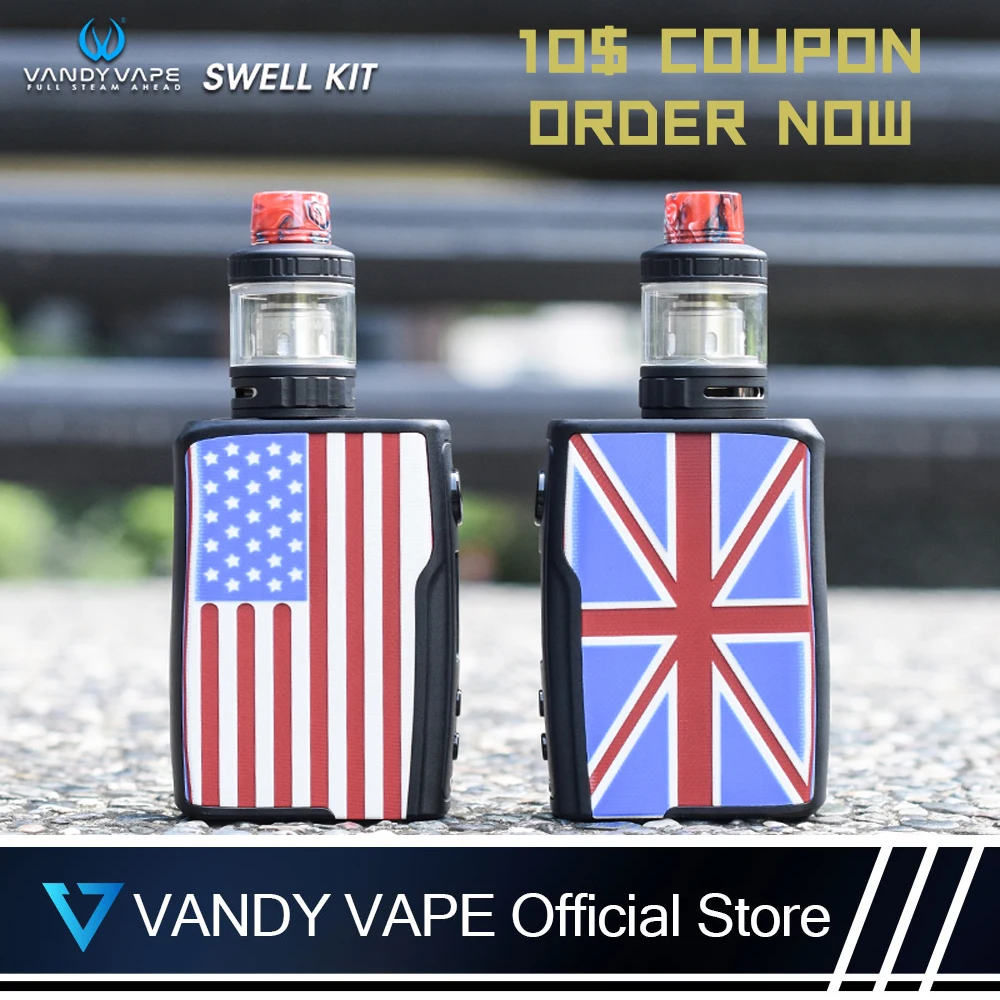 Оригинальный Vandy Vape Swell водонепроницаемый стартовый набор с 3 мл испарителем Vandyvape