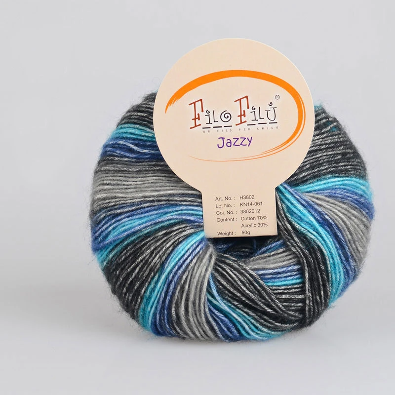 Оптовая продажа 100 г/лот камвольная Мягкая Детская шерсть хлопок пряжа шпажки