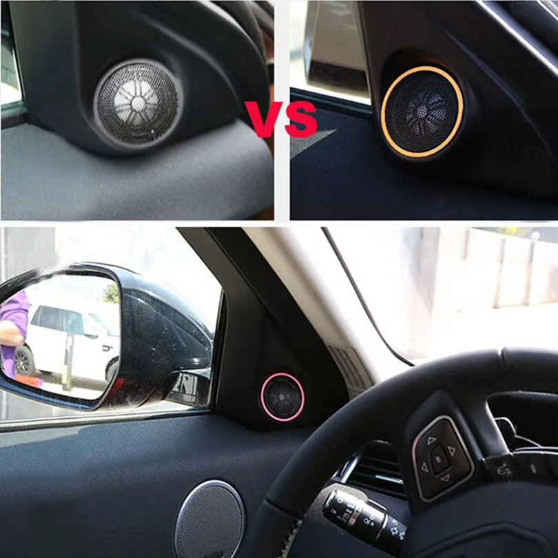 2 шт. алюминиевое кольцо для динамика Range Rover Land Evoque 2012 2013 2014 2015 | Автомобили и