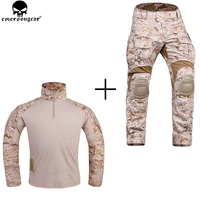emersongear new g3 combat uniform hunting military army multicam shirt tactical pants with knee pads aor1 desert