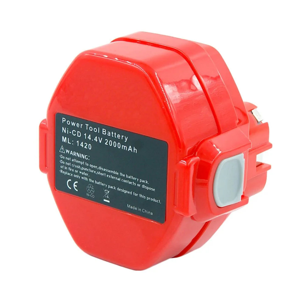 Аккумуляторная батарея 14 4 в 2000 мАч Ni CD для дрелей Makita 1420 1422 1433 1434 1435 193985 8 запасная