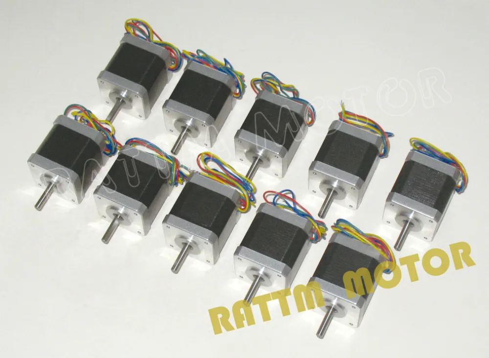 

New product! 10pcs NEMA17 58 Oz-in CNC stepper motor stepping motor/1.3A