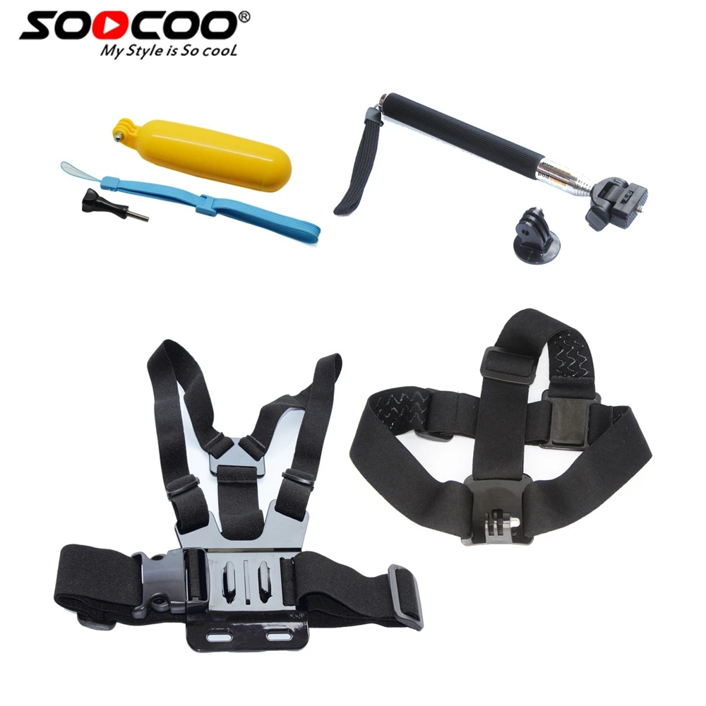 Soocoo на спорт действий Камера Accessores комплект для GoPro soocoo C50/c30/c30r/c10s/S70/S60 /s60b/C10/s33ws Gopro