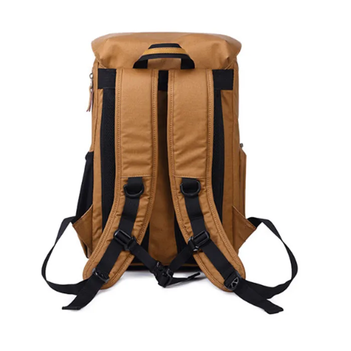 Большая вместительная сумка для ноутбука Мужской дизайнерский рюкзак черный