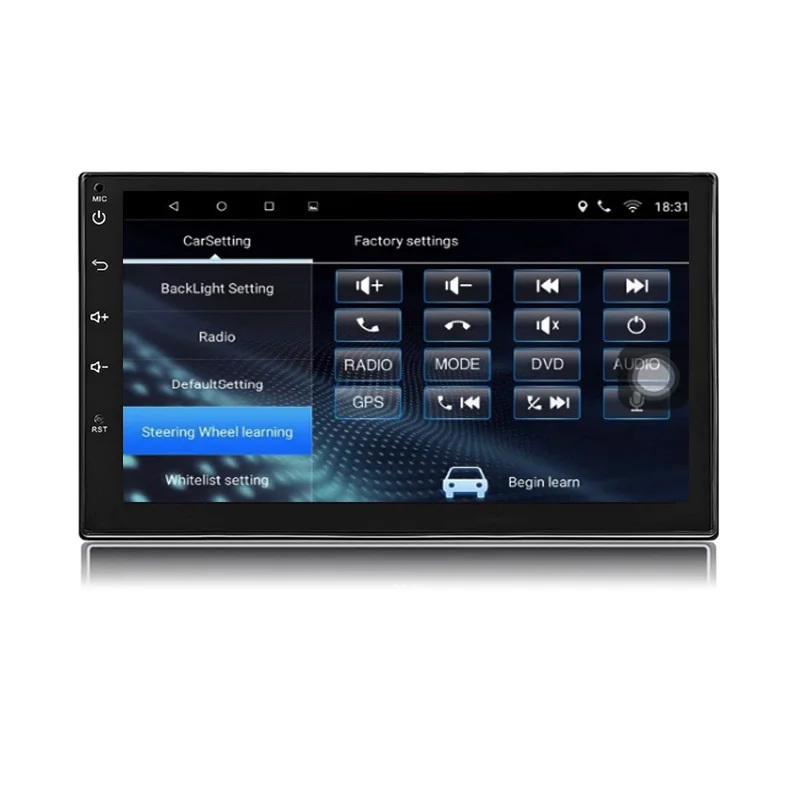7 дюймов 2Din Android 7.1.1 для Nissan Volkswagen Toyota Honda KIA HUYNDAI Mazda Универсальный автомобильный DVD