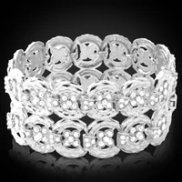 high quality gold color bracelets bangles rhinestone crystal jewelry gift for men or women jewelry wholesale mgc h5119