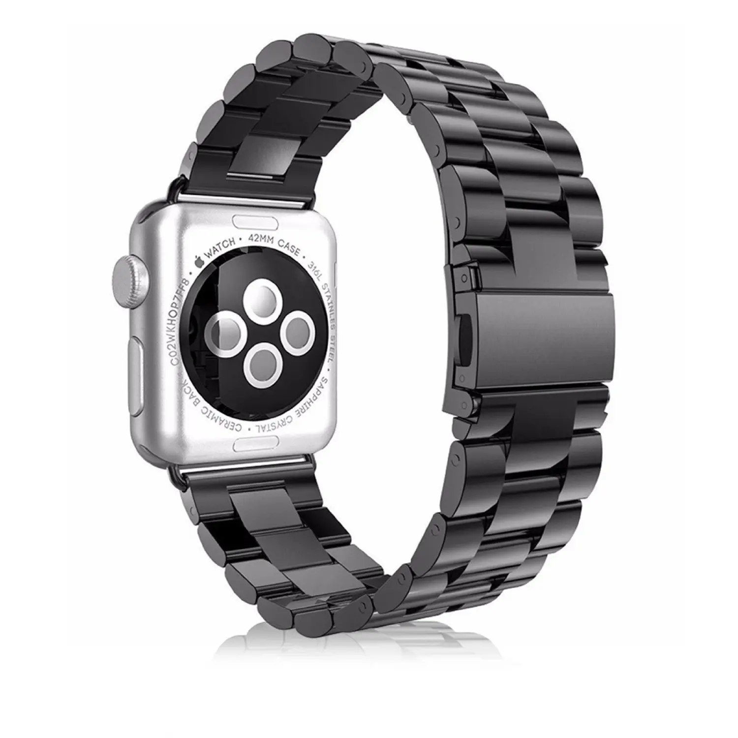 Ремешок из нержавеющей стали для Apple Watch Band 44 мм 38 42 40 водонепроницаемый цветной