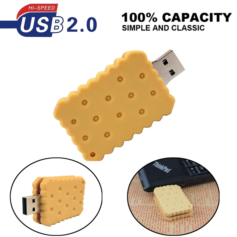 Флеш диск Cle USB бисквитный мини флеш накопитель 128 МБ 32 Гб 64 ГБ 2 0 для детских
