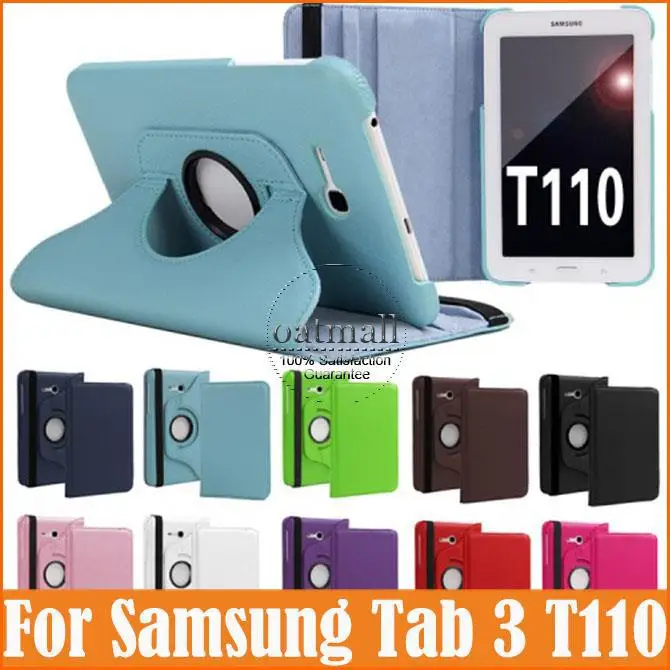 Вращающийся на 360 градусов умный чехол для samsung galaxy tab 3 7 0 lite SM T110 t111 из
