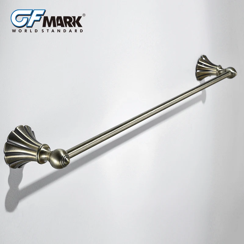 Античная вешалка для полотенец GFmark медная основа матовая ванной комнаты Toallero