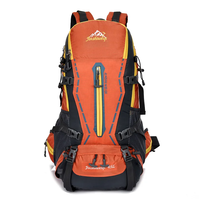 HUWJIANFENG 45L Large Capacity Climbing Cycling Backpack Military Camping Waterproof Nylon Outdoor Hiking Travel Packs Rucksack |