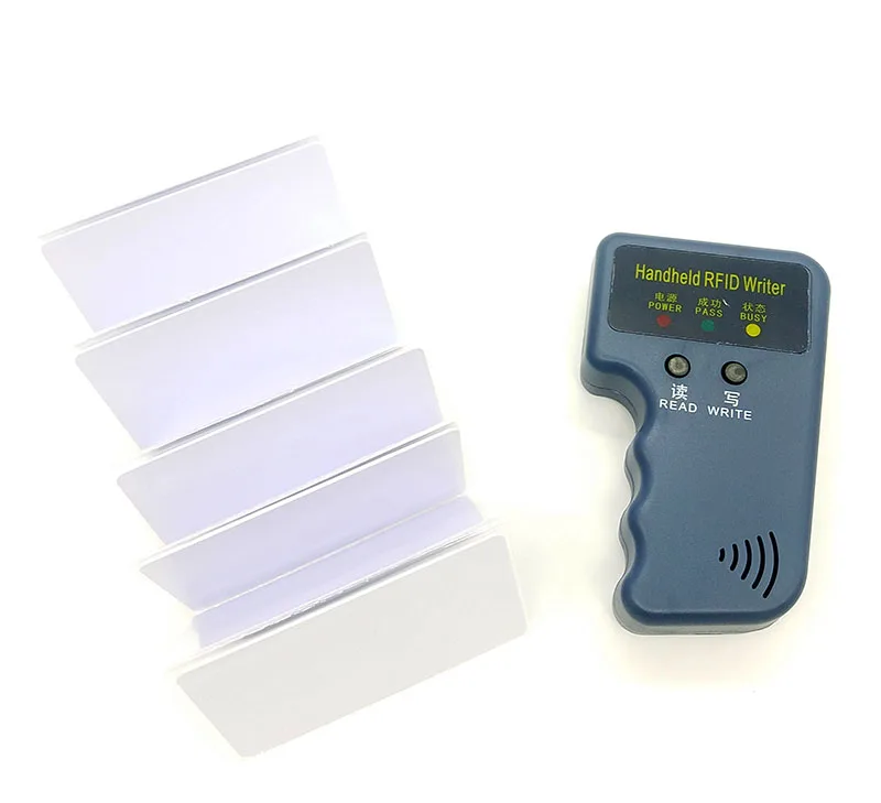 Ручной 125 кГц RFID Дубликатор Копир Писатель программист считыватель+ EM4305 T5577 10 ключей 10 карт перезаписываемые ID брелки метки карты