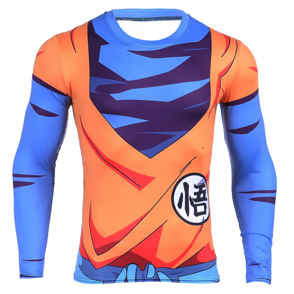 Брендовая новая футболка с драконом Супер Saiyan Vegeta Goku Piccolo Super длинными рукавами