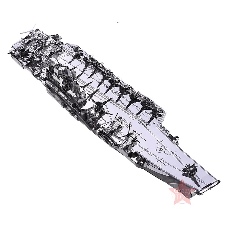 

Piececool Plan Liaoning Cv-16 Aircraft-Carrier DIY 3d Metal Nano Puzzle Assemble Model Kits P056-S Laser Cut Jigsaw Toys