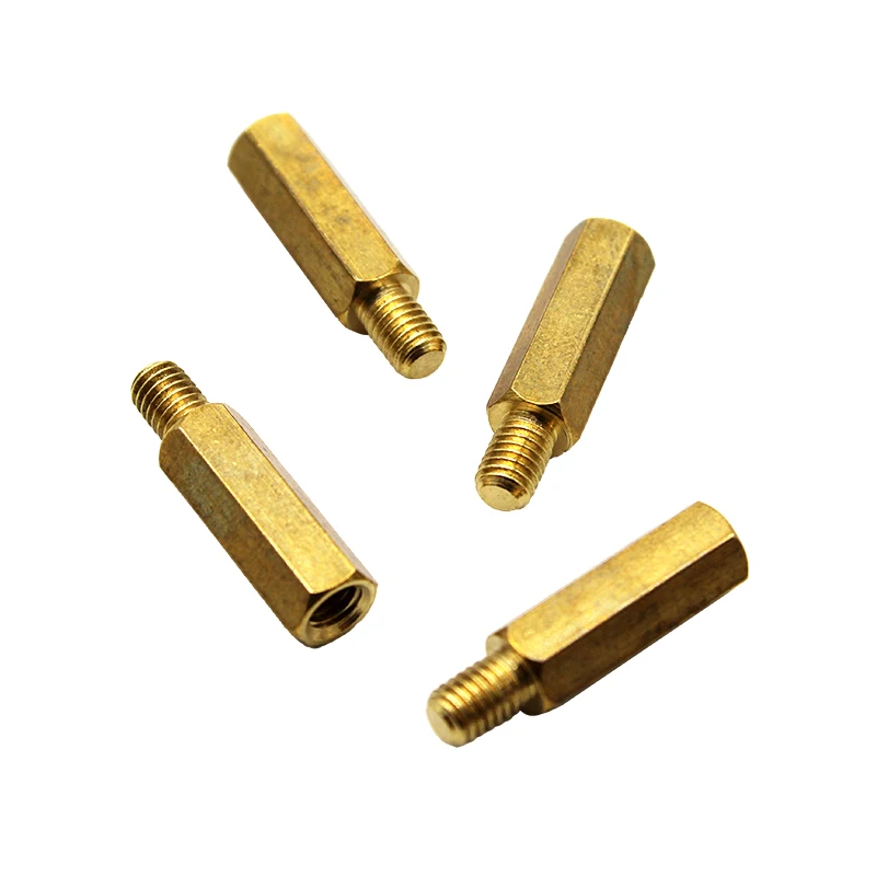 50 шт. латунные винты с шестигранной головкой M2.5/M3/M4 * L + 6 мм M5/M6 7/8 мм|Винты| |