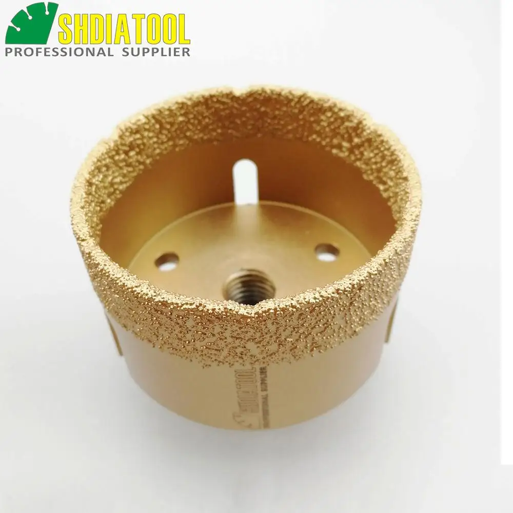 SHDIATOOL 5 шт M14 алмазная пила 20/32/45/55/68 мм вакуумные паяные Diamond Drill коронки сверло