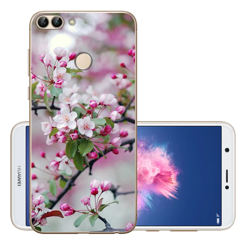 HTH CROWNPRO для huawei P умный чехол, Мягкий ТПУ силиконовый чехол, P умный чехол, чехол для телефона для Coque huawei P Smart Capa Enjoy 7S - Цвет: HTH
