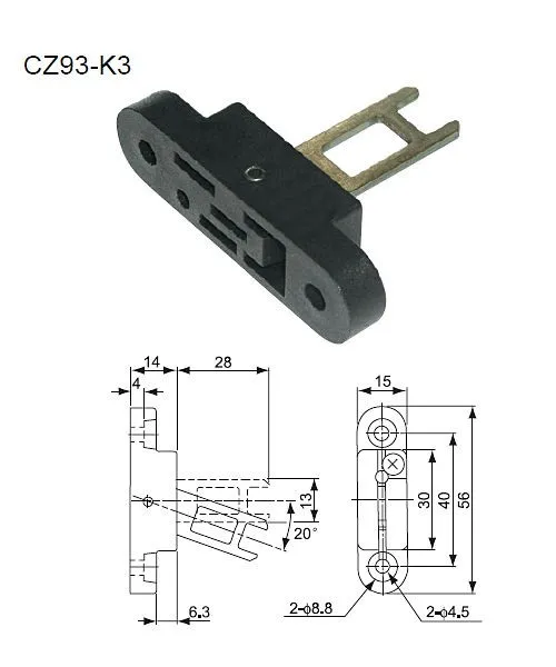 CZ93-K1 ключ безопасности переключатель с блокировкой ключ