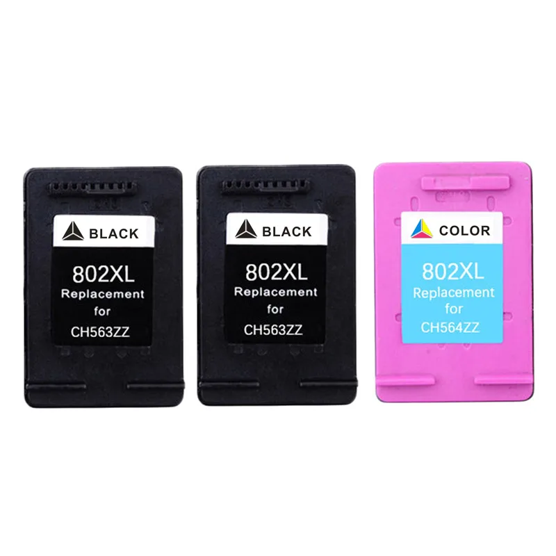 Совместимые чернильные картриджи 802XL для принтера 802 DeskJet 1050 2050 3050 2150 3150 1010 1510